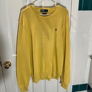 Polo by Ralph Lauren XL 100% PIMA Cotton Yellow